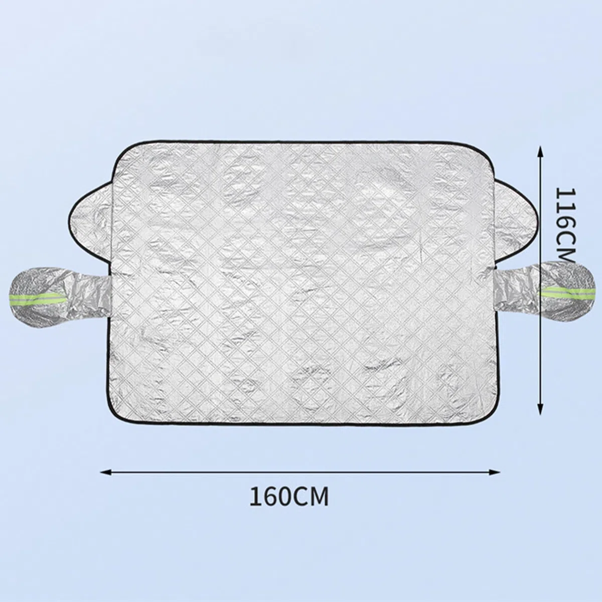 Protector para Parabrisas, Protector para Arabrisas Coche con 5 imanes, Protege de Rayos UV, Hielo, Nieve, Sol, Lluvia para Verano Invierno,160 X 116 cm