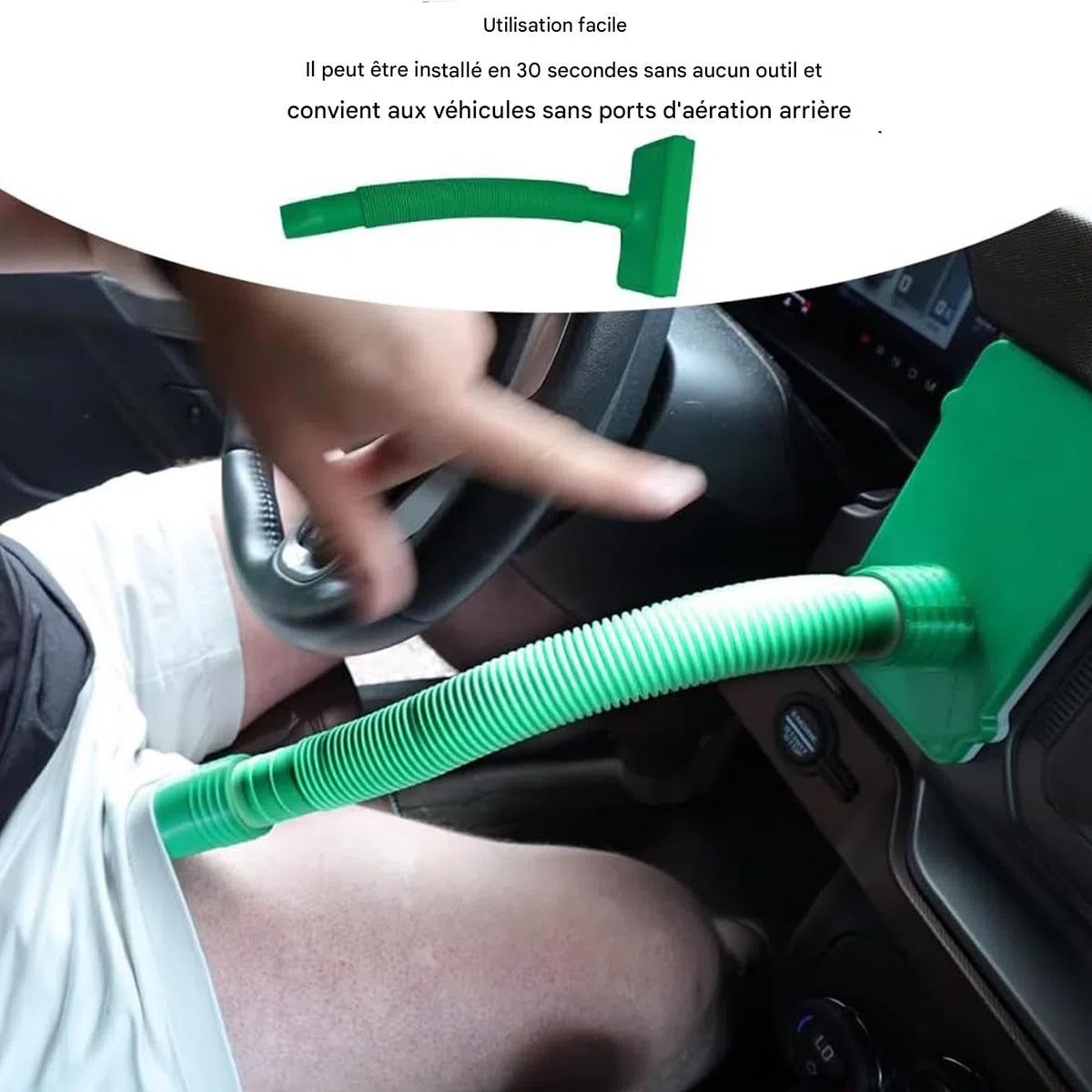 Manguera De Ventilación Para Asiento Trasero Del Coche Extensor De Ventilación Para Vehículos Tubo Flexible Extensor Aire Acondicionado Confort Reforzado Camping-Car Vehículo