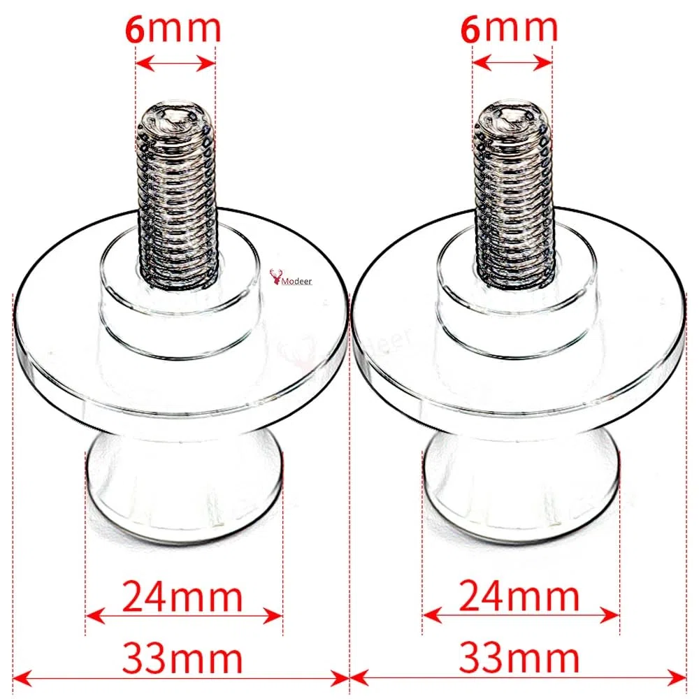 Soporte de brazo basculante de 2 piezas, soportes de trinquetes de brazo basculante de motocicleta M6 para MT09 MT 09 MT-09 MT09 SP MT 09 SP MT-09 SP FZ09 FZ 09 FZ-09 2013-2022 (negro)