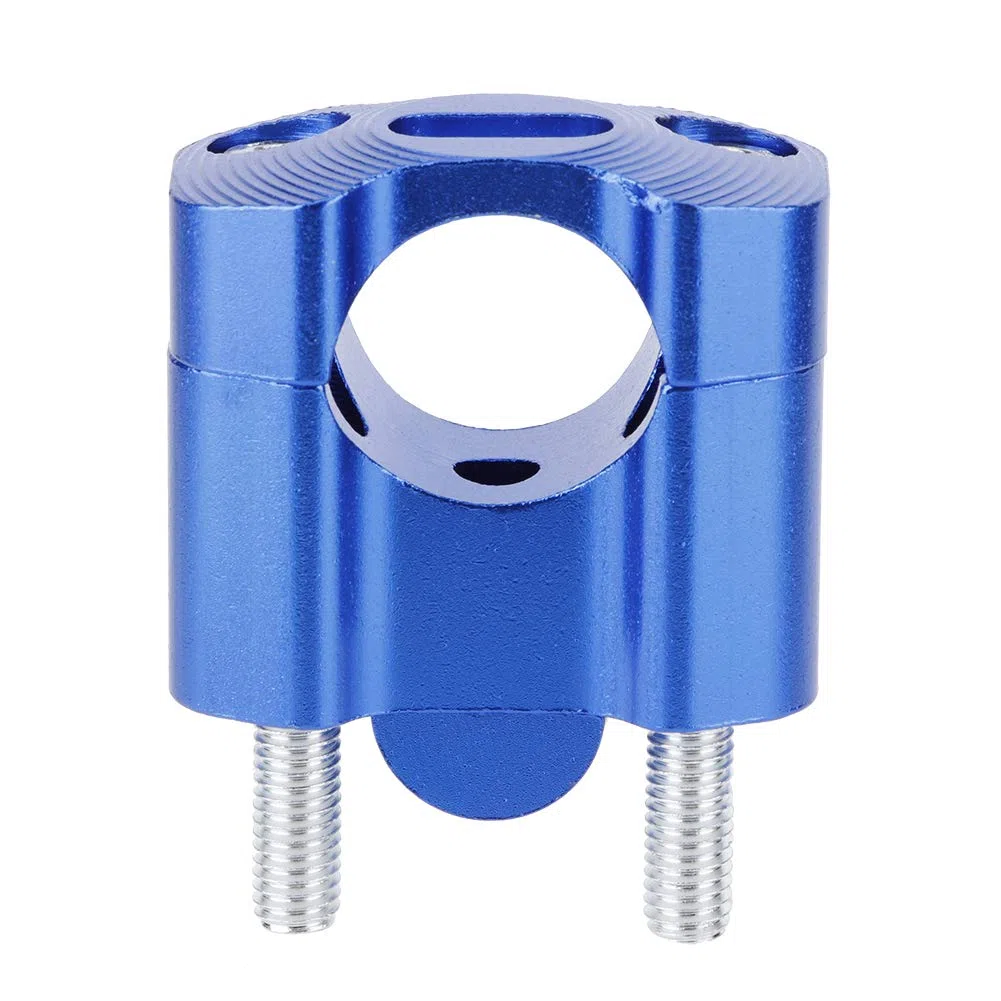 Combinar 22 Mm/28 Mm 1/8in 7/8 Pulgadas Montaquero Montaje Montaje Adaptador de Aluminio CNC Aleación de Aluminio (Azul)