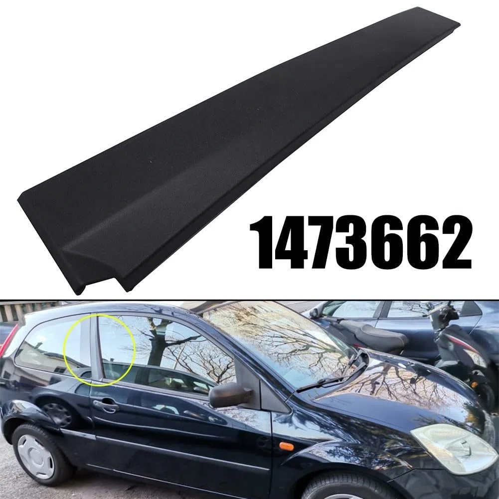 Moldura de reemplazo para puerta lateral para FORD FIESTA 2002 2008 Modelos de 2/3 puertas, se ajusta a la columna B de la puerta con OEM 1473663 1473662 (Derecha)