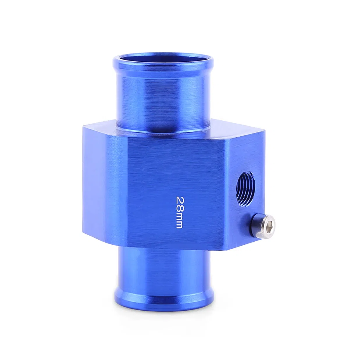 VGEBY Temperatura del agua del automóvil Temperatura Junta de tubo de la junta Sensor Radiador Manguera Adaptador Azul 26-40MM (tamaño : 28MM) Sistema De Refrigeración