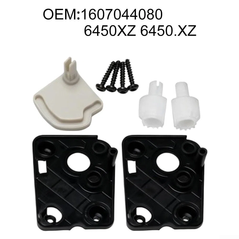 Kit de reparación de ajuste de aire acondicionado para 307 y para C4, juego de herramientas de control de CA con OEM 1607044080 6450XZ, para ABS negro
