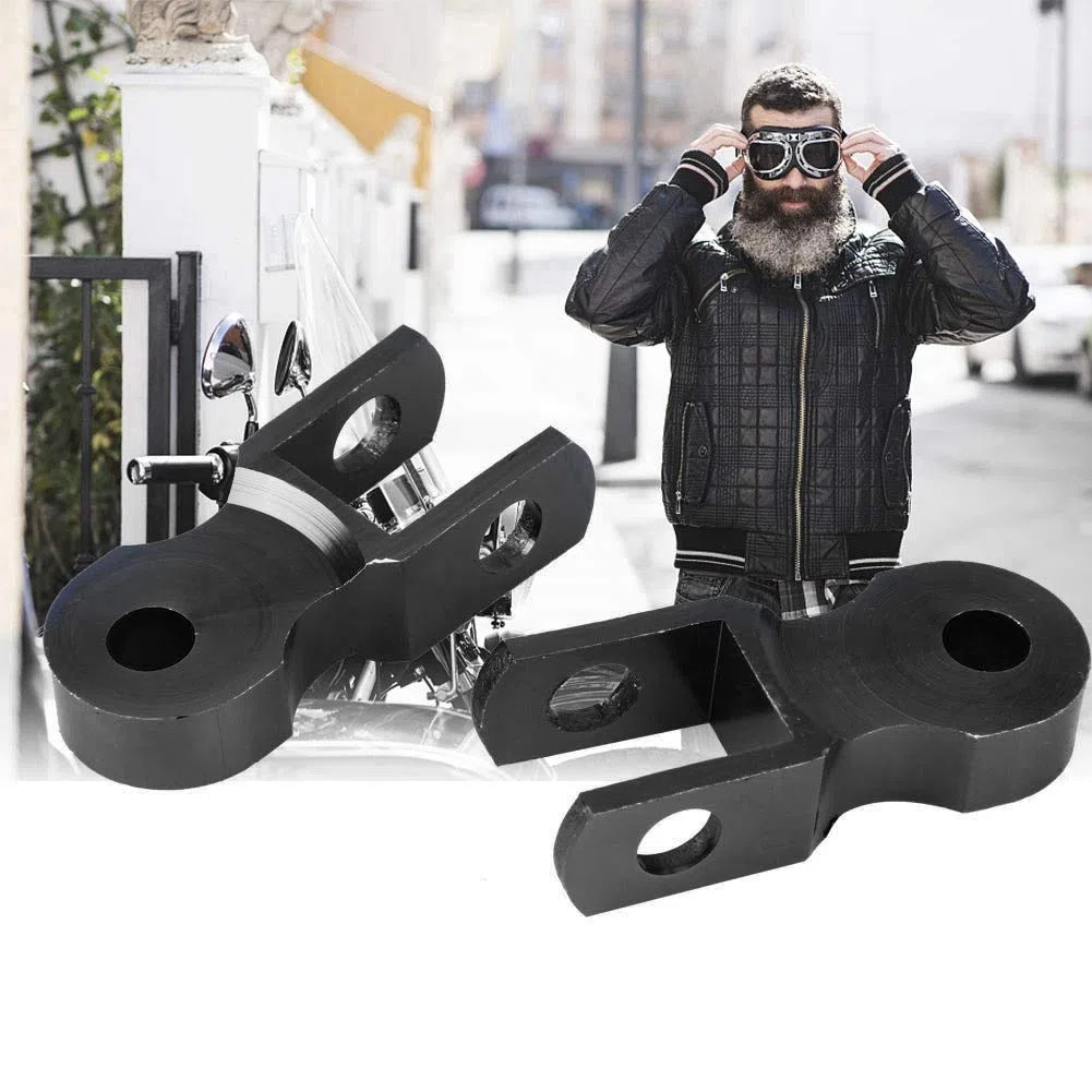 Qii lu 2 Unids Elevador de Amortiguador, Motocicleta Trasero Amortiguador Elevador 5 cm Dispositivo de Elevación Pad (Sin Tornillo)