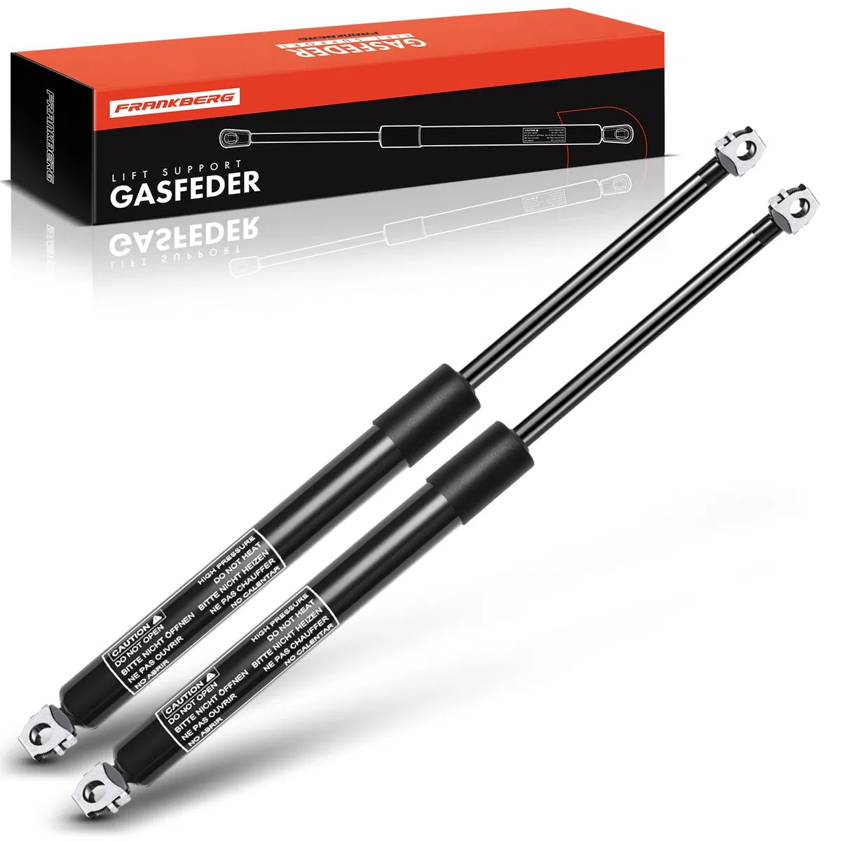 Frankberg 2x Amortiguadores de gas Capó Compatible con Serie 3 E36 316 318 320 323 325 Limousine 1990-1998 Serie 3 Compact E36 316 318 323 Compacto 1994-2000 Replace# 51231960852