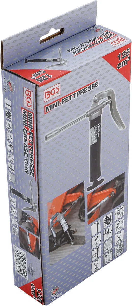 BGS 3141 | Minipistola de engrase | 125 cm³