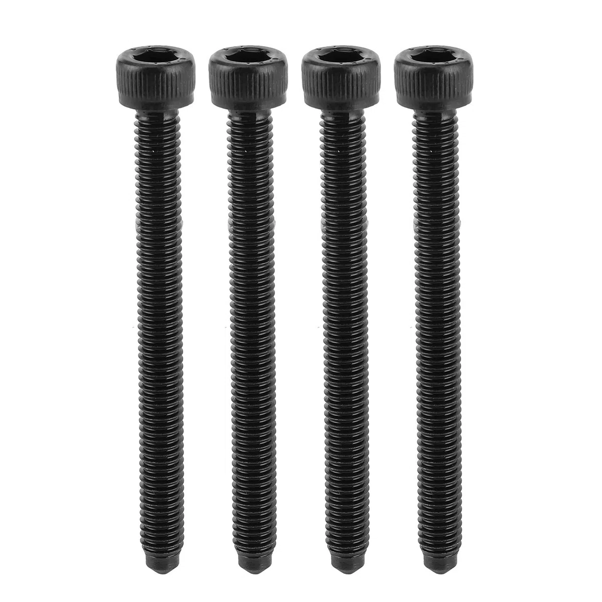 Yctze Juego de pernos de inyector de hierro 038103385A de repuesto para motor ARL ADT ATD ASZ BLS (paquete de 4, M6x64)