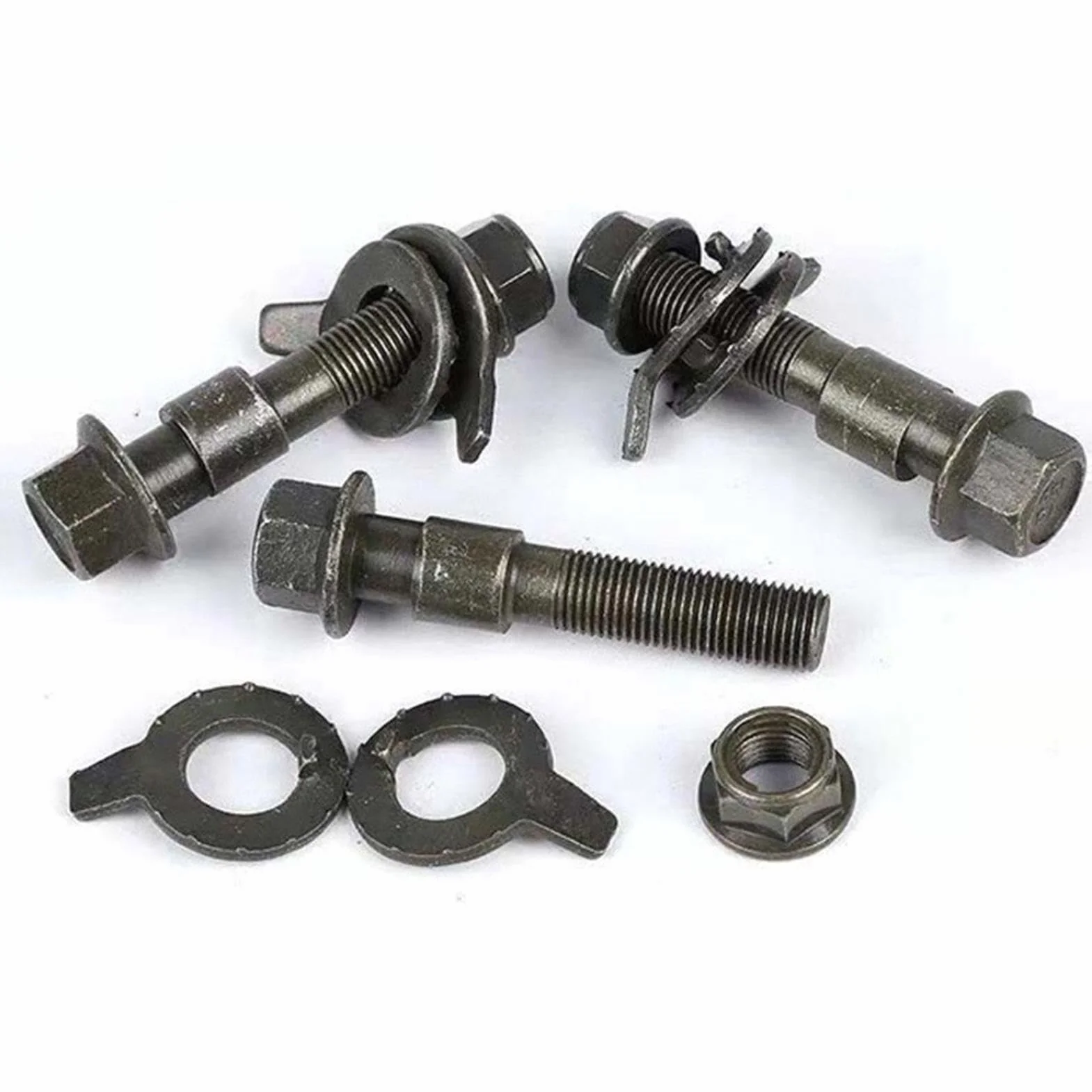 Kit de alineación de ruedas,Pernos de inclinación de ruedas | Tornillo excéntrico de posicionamiento de neumáticos de coche - 4X Tornillos de Camber de Rueda Tornillo Excéntrico de Camber, Kit de Pern