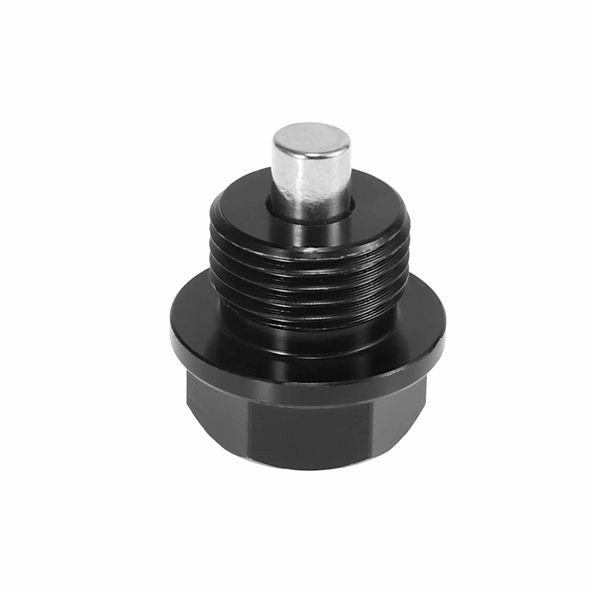 X AUTOHAUX 1 Juego M18 x 1,5 Tornillo Magnético Aceite Drenaje Tapón Sumidero Drenaje Tuerca Negro