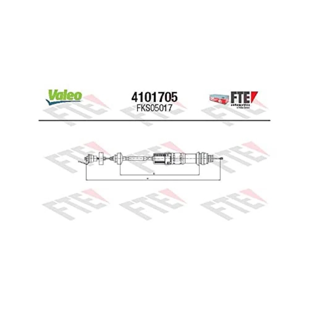 Valeo 4101705 – Cable de tracción, accionamiento de embrague.