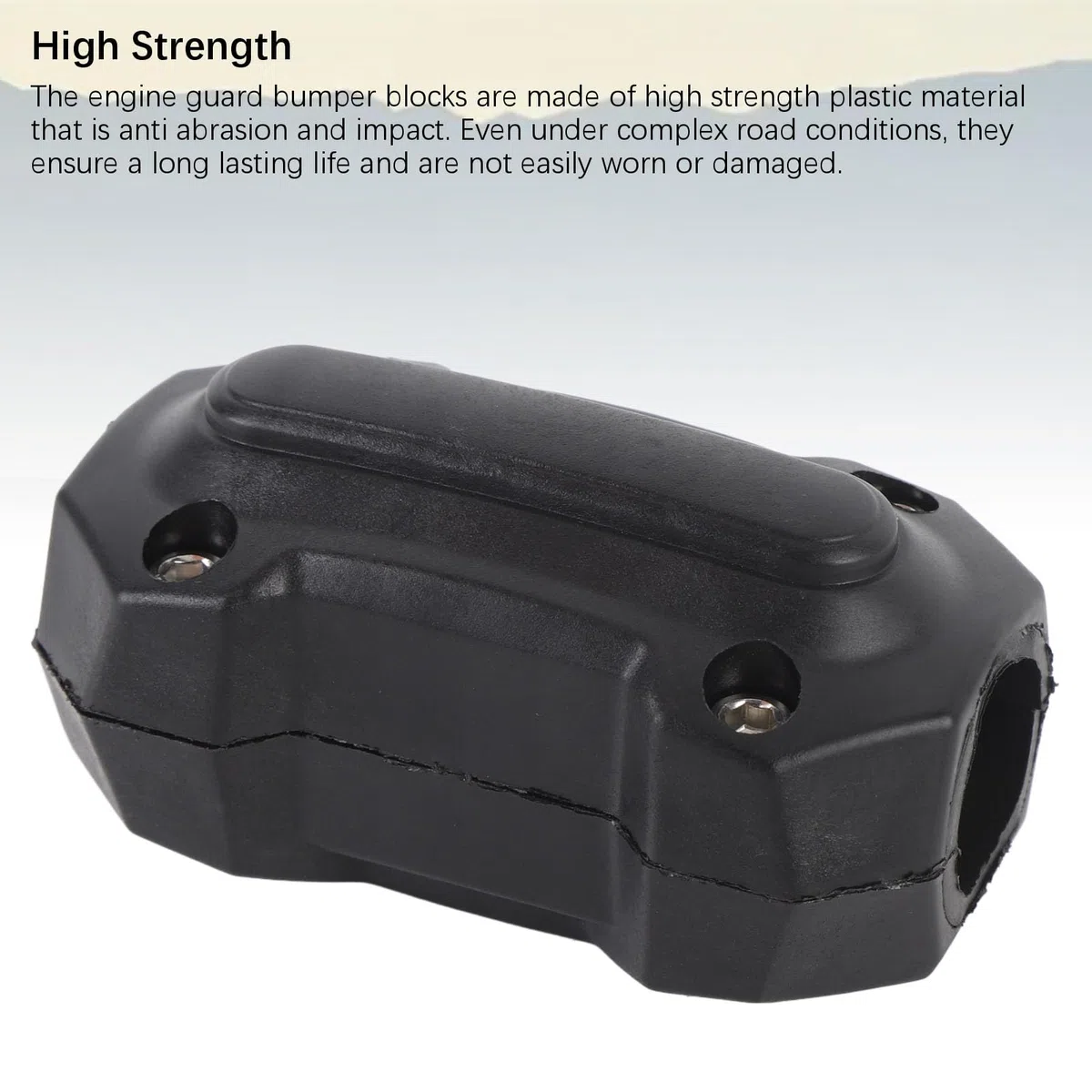 Bloques de Parachoques de Motocicletas universales: Protección contra la Protección del Motor del Motor Anti-colisión para Protectores de Motor de 22 Mm, 25 Mm y 28 Mm |