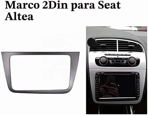 CT-CARID Doble Din Adaptador de fascia de facia de radio estéreo para automóvil para SEA T. Altea Volante a la izquierda（LHD）