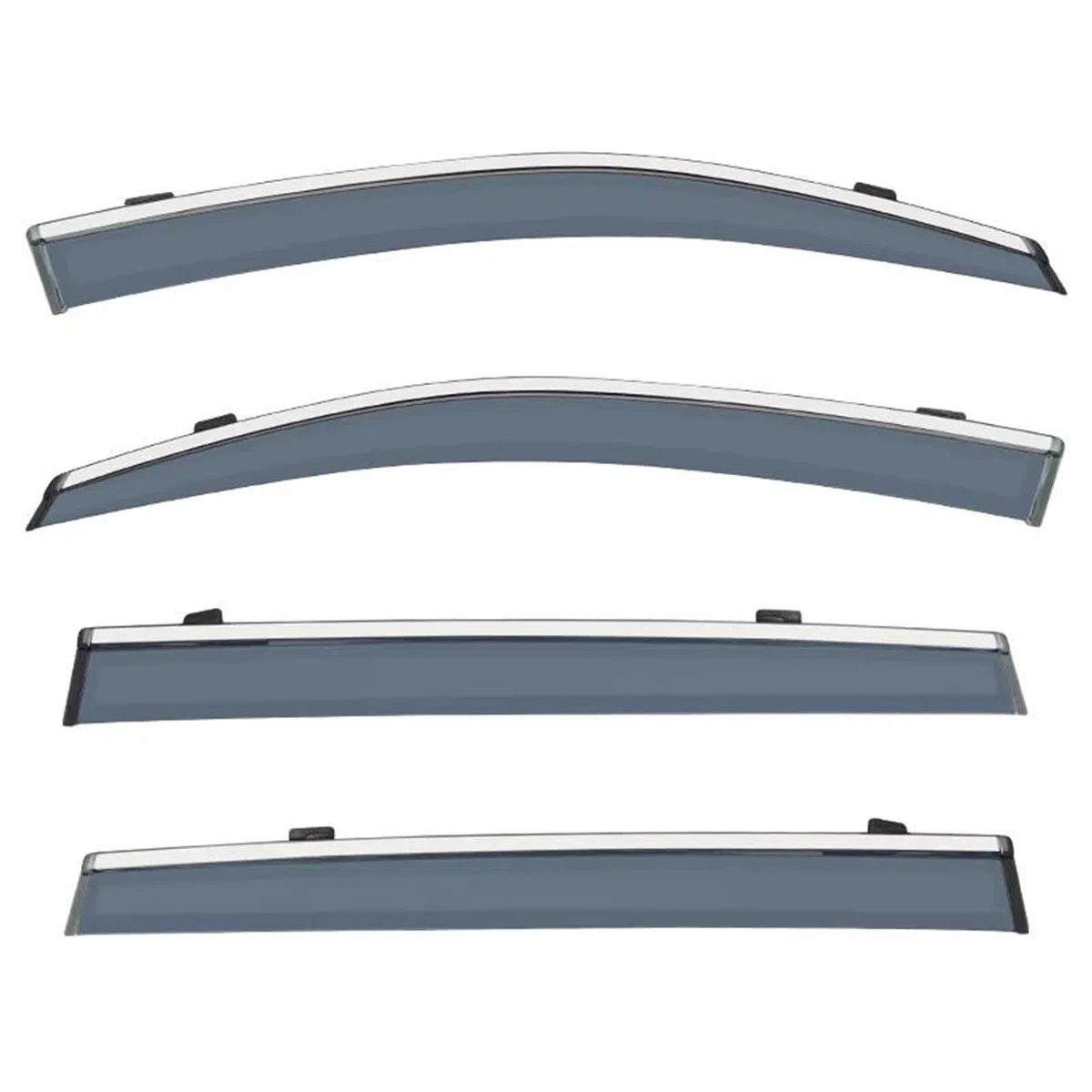 Deflector Ventana Lateral para 5 para CP 1999-2004 Visera Ventana Ventana Trasera Techo Parasol Lluvia Moldura Ventana Lateral Cromada Deflectores Viento Coche