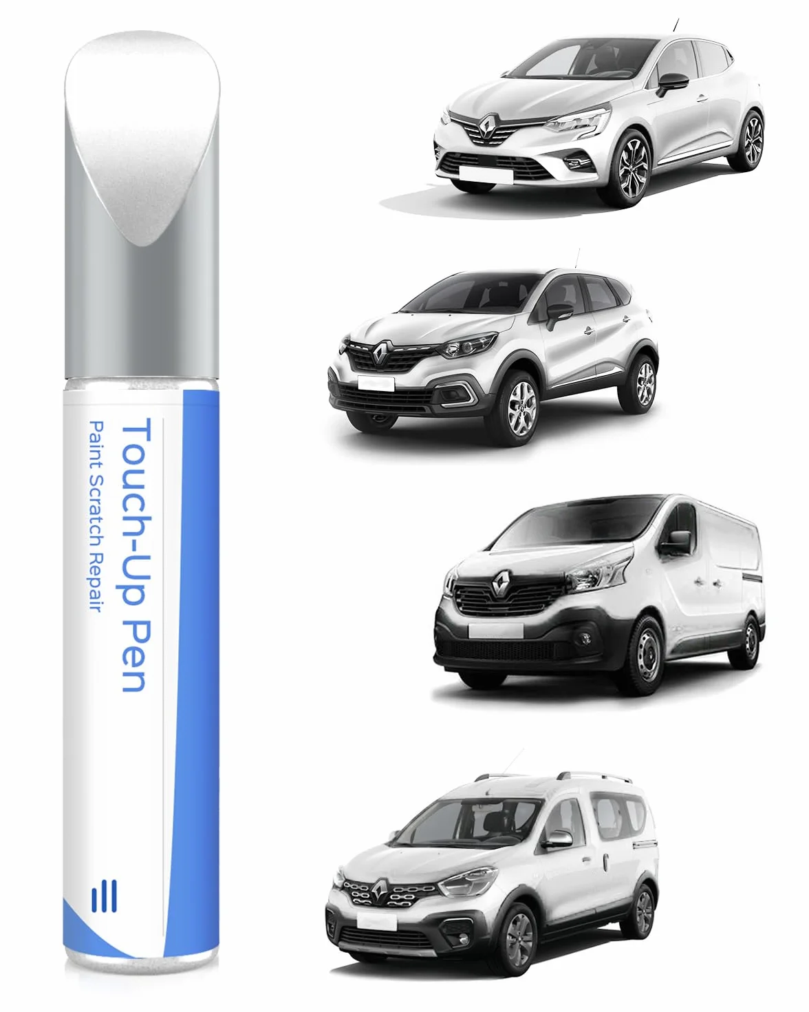 369 Blanc Glacier/Arktis-Weiss - Pintura de retoque para Renault Coincidencia exacta – Reparación de arañazos y astillas