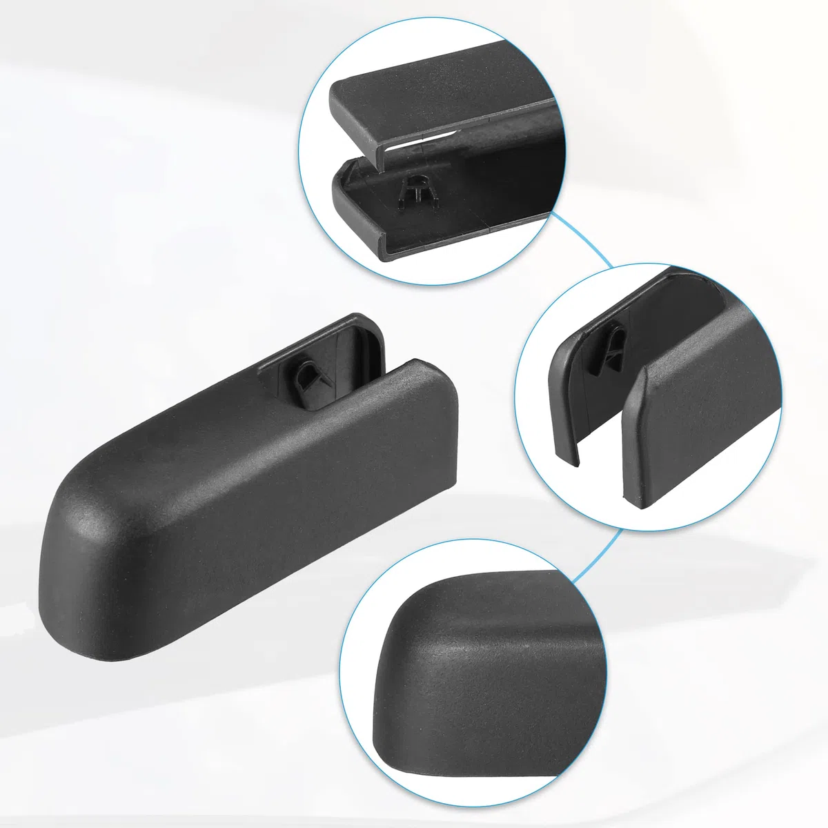 X AUTOHAUX Trasero Parabrisas Limpiaparabrisas Brazo Tuerca Cubierta Tapa para BMW X3 E83-1uds Negro