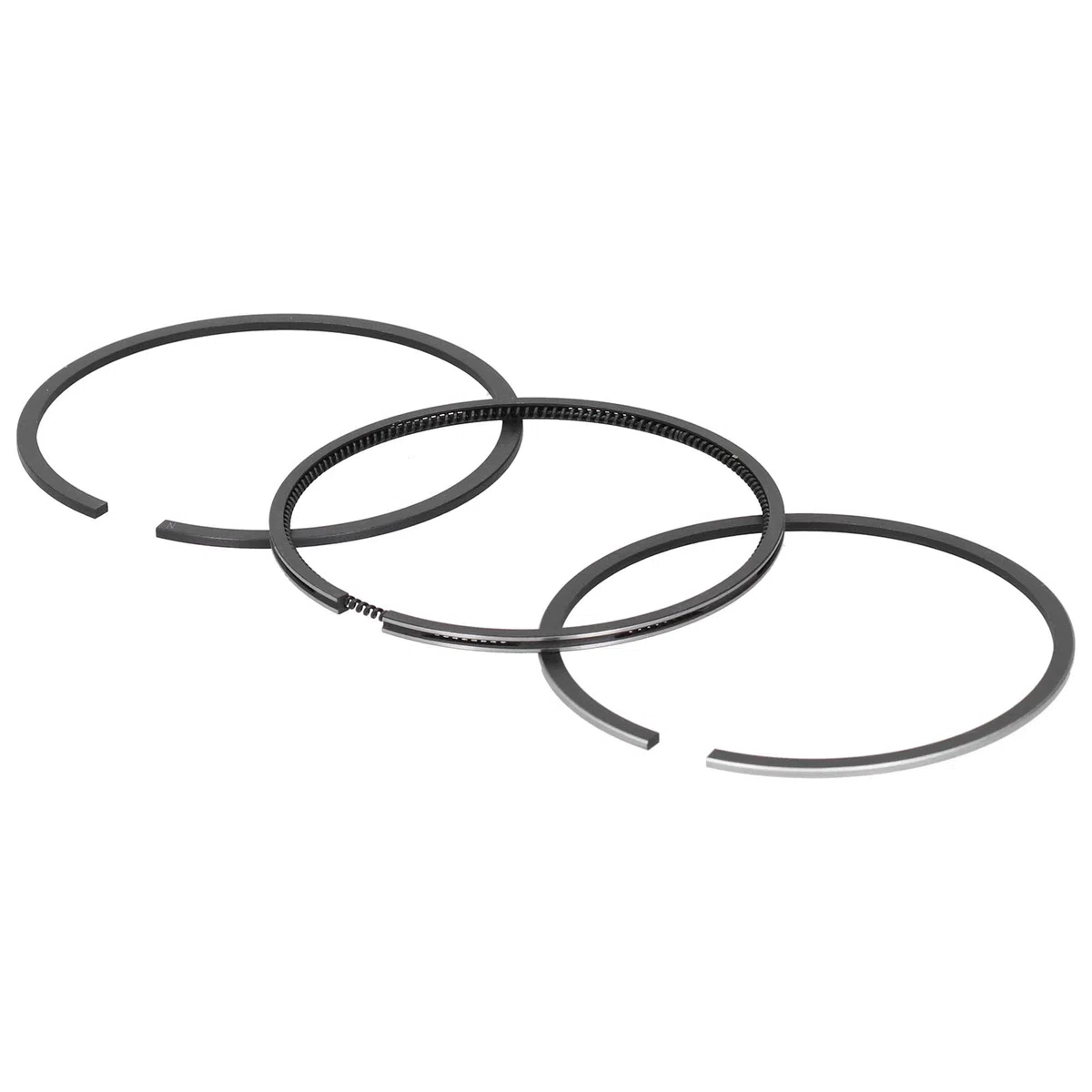 AMONIDA Juego de Anillos de Pistón de Alto Rendimiento para Generador Diésel Refrigerado por Aire Accesorios de Motor 192F Aleación Duradera de 92 Mm 3 Unidades