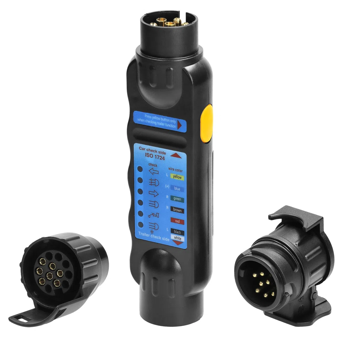 Orno AE-13231 Comprobador Remolque Stándar 13/7 polos 12 / 24V