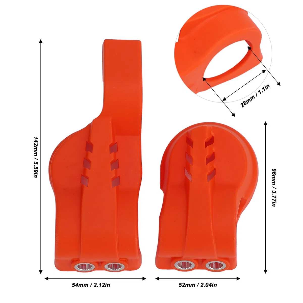 VOBOR 2 Piezas Cubierta de Zapato de Horquilla Delantera de Motocicleta, Cubierta de Horquilla Polainas Botas Protector Inferior de Pie de Horquilla Inferior para XC XCF SX SXF