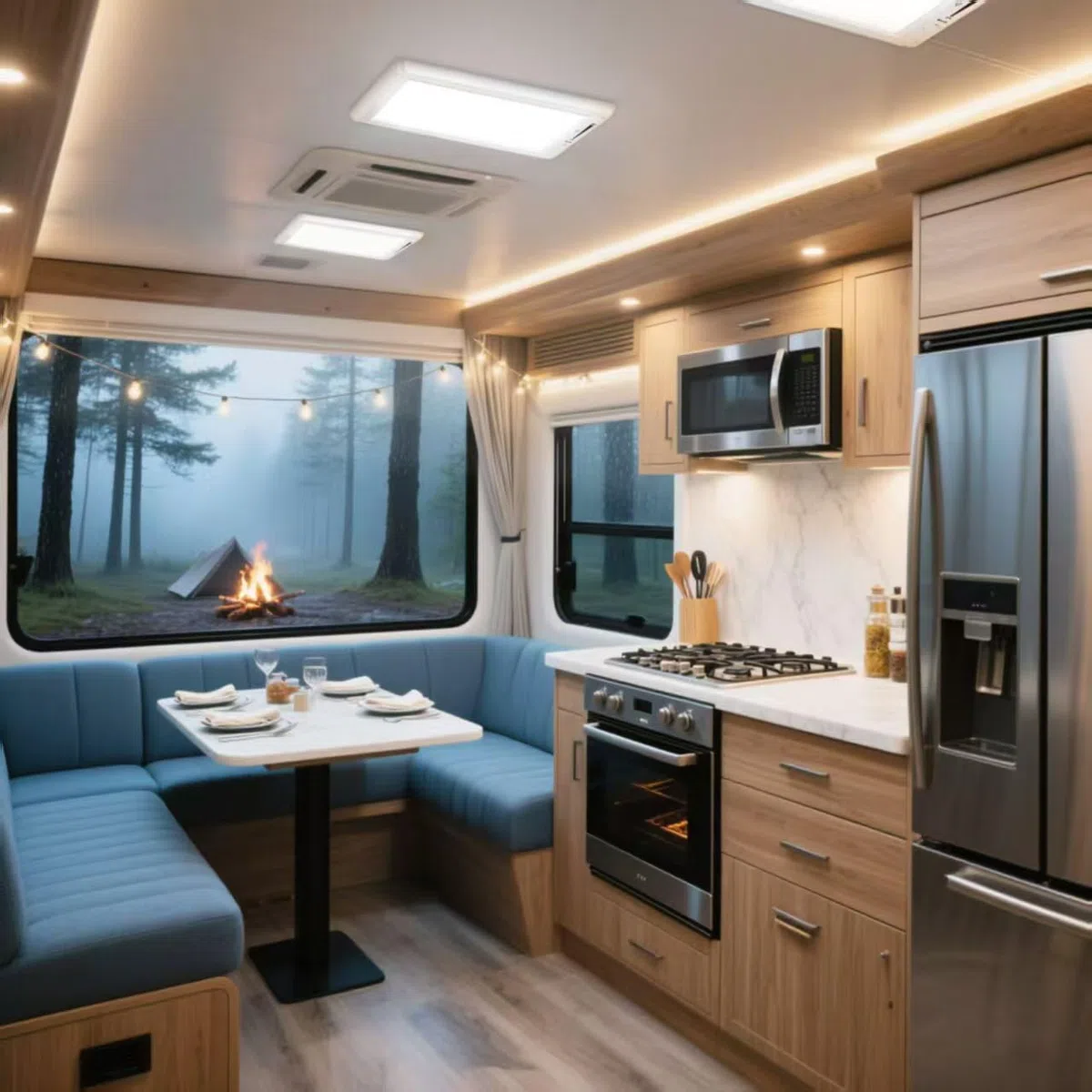 Luces para interiores de RV (Blanco 1 paquete)