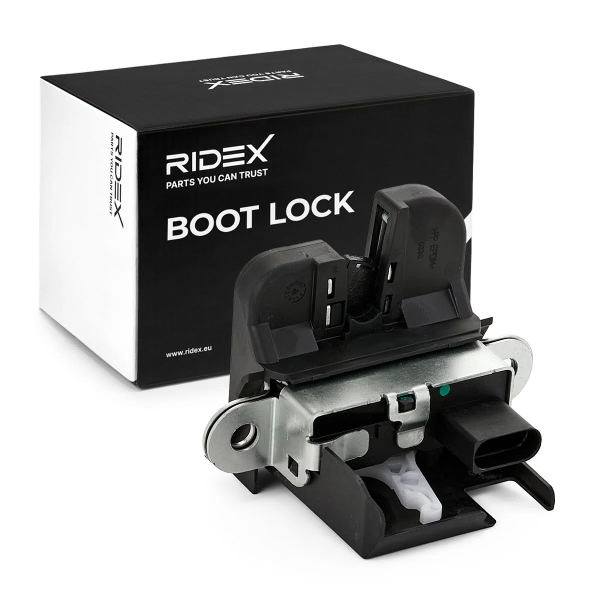 RIDEX 1362T0010 Cerradura de la puerta del maletero Capó Trasero Compatible con VW Polo V Hatchback 6R1, 6C1