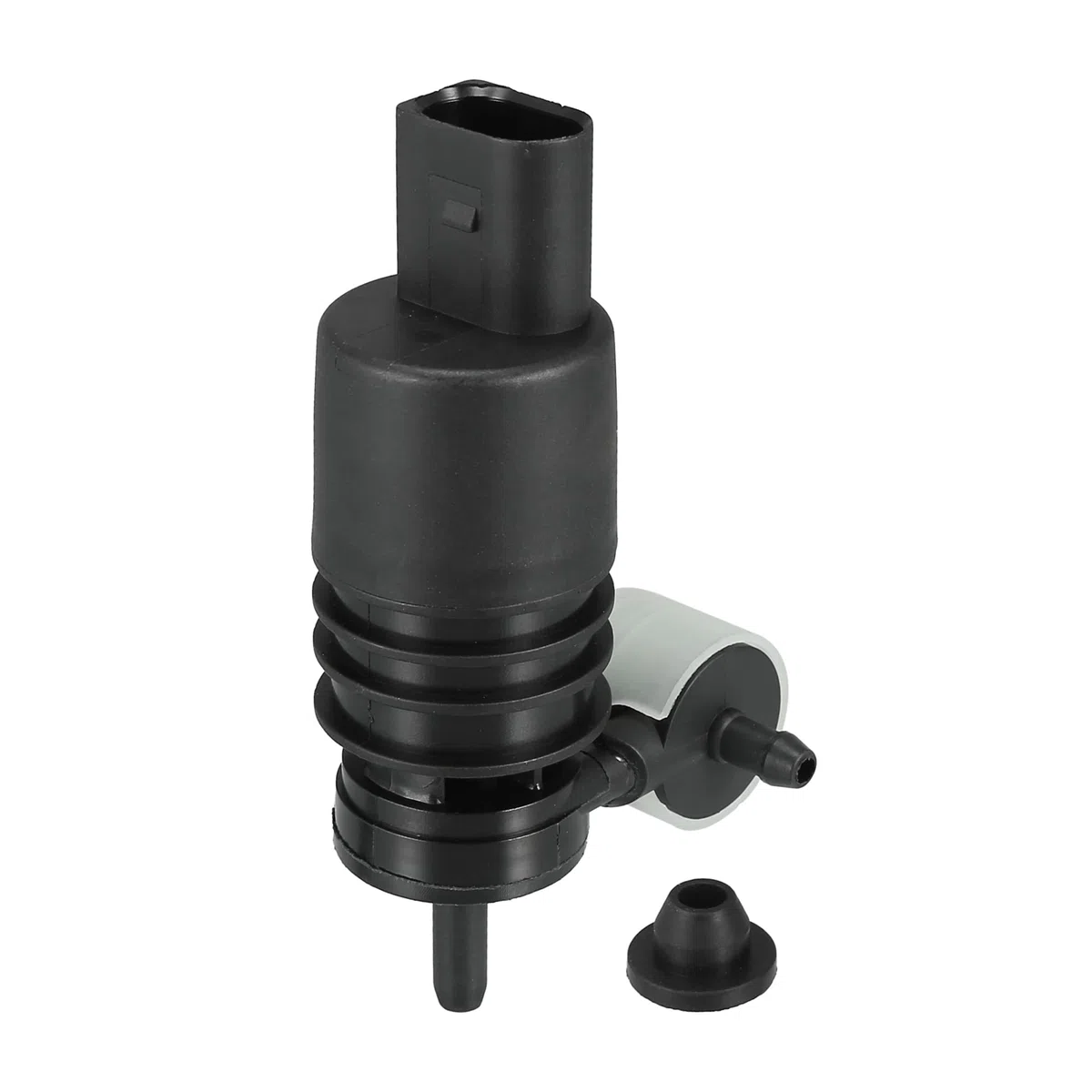 X AUTOHAUX Parabrisas Arandela Motor Bomba de Agua de Limpiaparabrisas para VW Golf Jetta -1 Unidad Negro