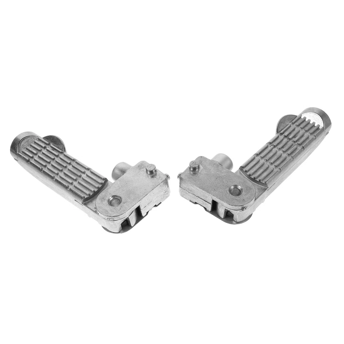 NOLITOY Estriberas de Aluminio para Motocicleta y Vehículo Eléctrico de Traseros Plegables Alargados Soporte para Reposapiés de Pasajero Duraderos y Ligeros