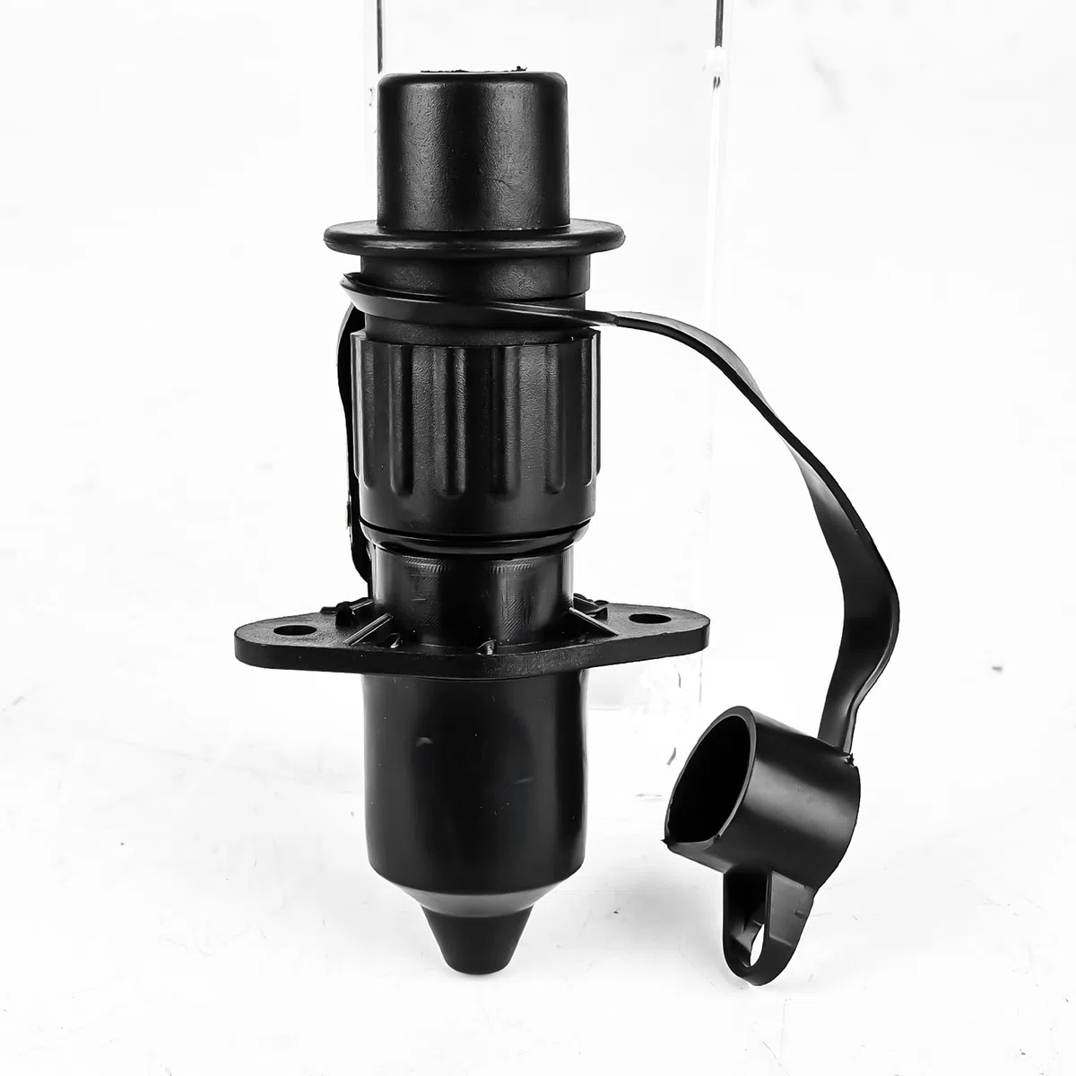 5 unidades de enchufe de 3 polos para remolque, 12 V, 3 pines, enchufe plano de tres polos, adaptador de tres polos para camiones, caravanas, tractores, remolques, maquinaria agrícola