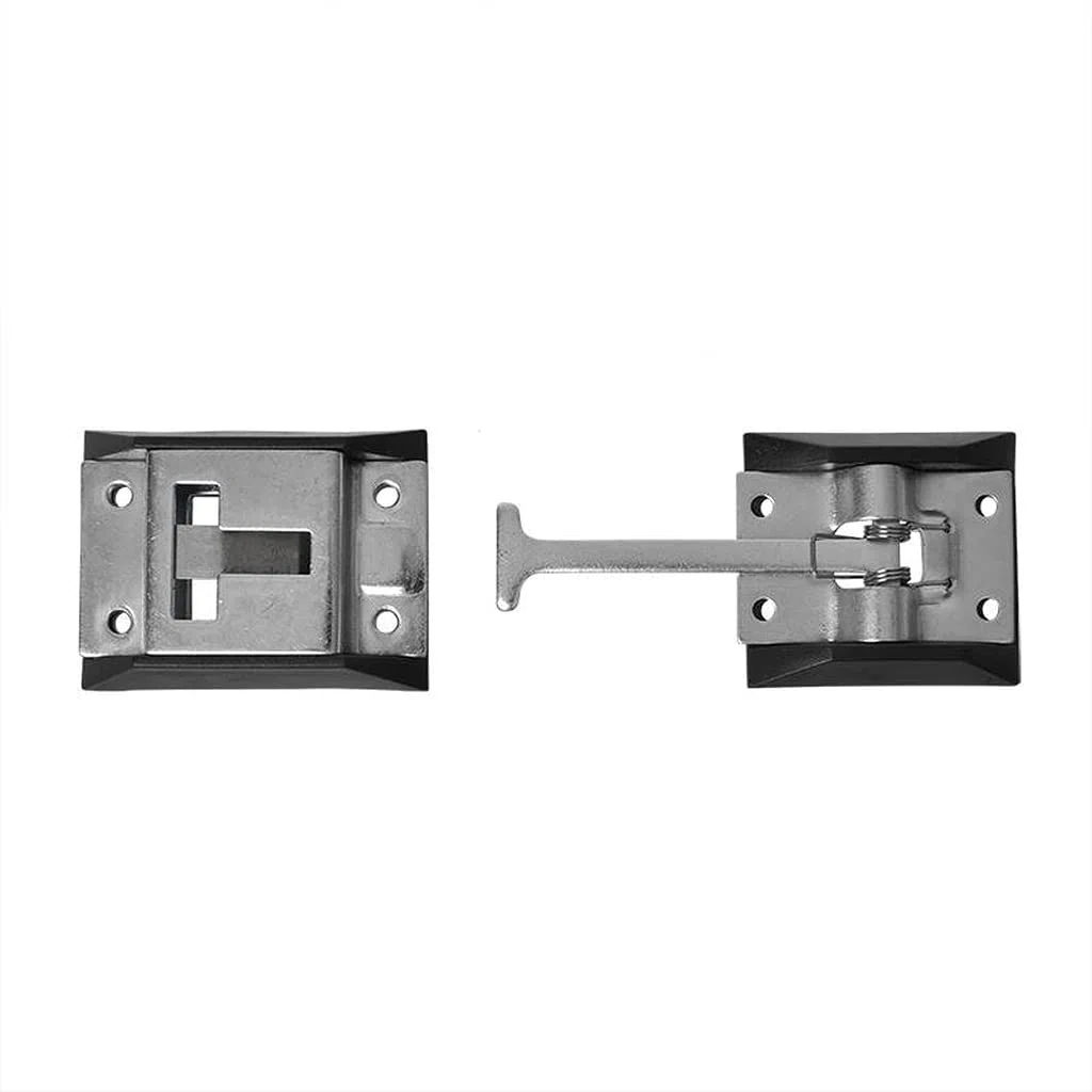 2 unidades de tope para puerta con pieza de sujeción para caravana, remolque