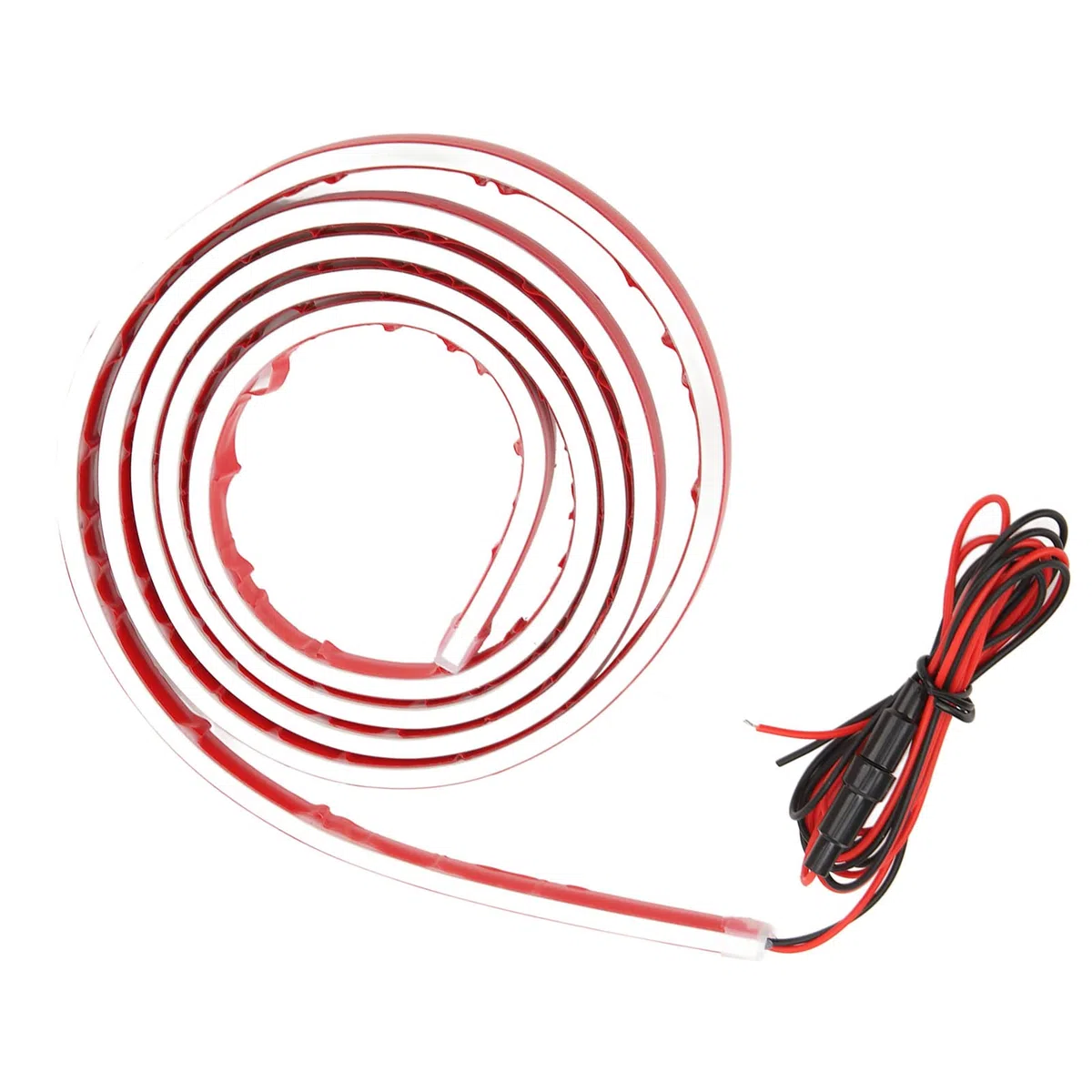 Tira de Luces LED para capó de Coche de 10W, Barra de Luces de Decoración Exterior de Motor de 180cm de Longitud para Coches, SUV, Camiones (Rojo)