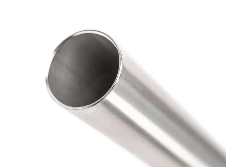 INOX - Tubo de acero inoxidable Ø 45 mm de grosor 1,5 mm de acero inoxidable soldado