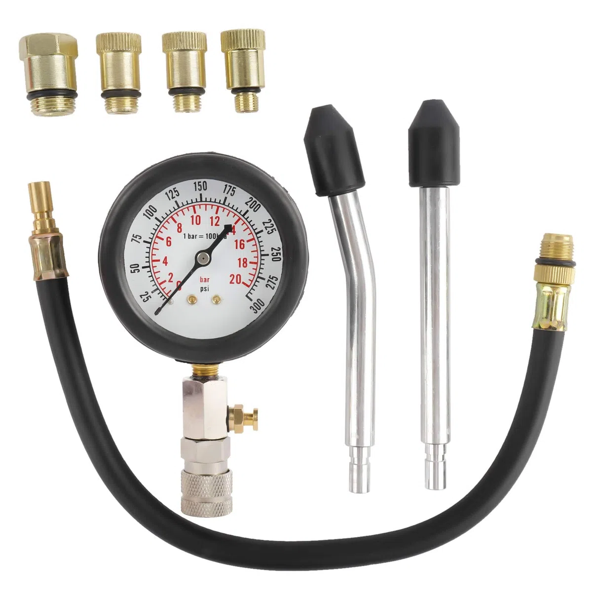BOOMSTART Compresímetro para coche o moto, M10, M12, M14, M18