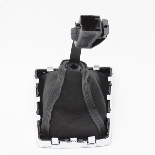 car passion Pomo Palanca de Cambios + Funda + Aro de Retención Compatible con Opel Astra H (2004–2010) Juego Completo de Repuesto para Coche (5 Marchas)