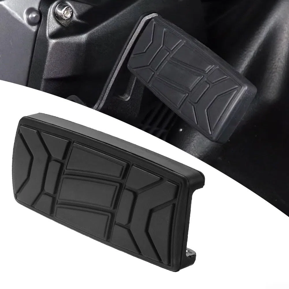 Pedal de freno de repuesto de tamaño completo para Can-Am Spyder para modelos RS RT ST F3 2010-2023 - Accesorio de almohadilla de acero y goma - Negro