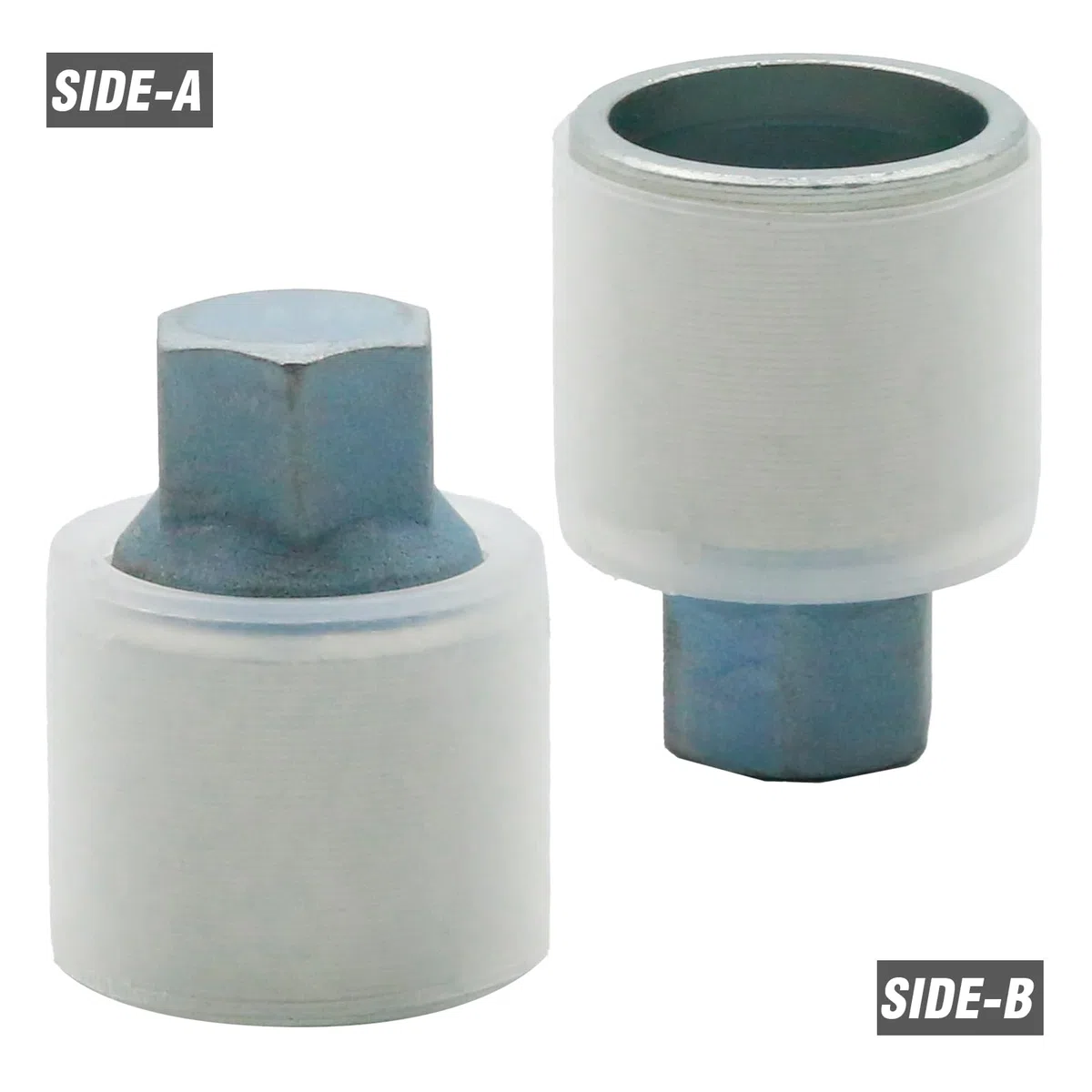 Hoypeyfiy 4F0689139C 814 Llave antirrobo para tuerca de rueda de coche, llave de tuerca de bloqueo robusta para llave A-D número 814, letra clave Q