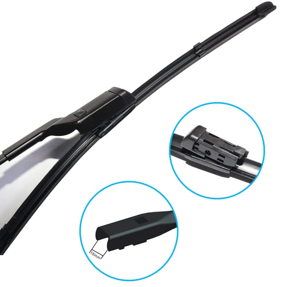 26"+20" Escobillas de limpiaparabrisas, para VW, para T-Roc 2017 2018 2019 2020 Escobillas de limpiaparabrisas de Ventana Delantera de automóvil