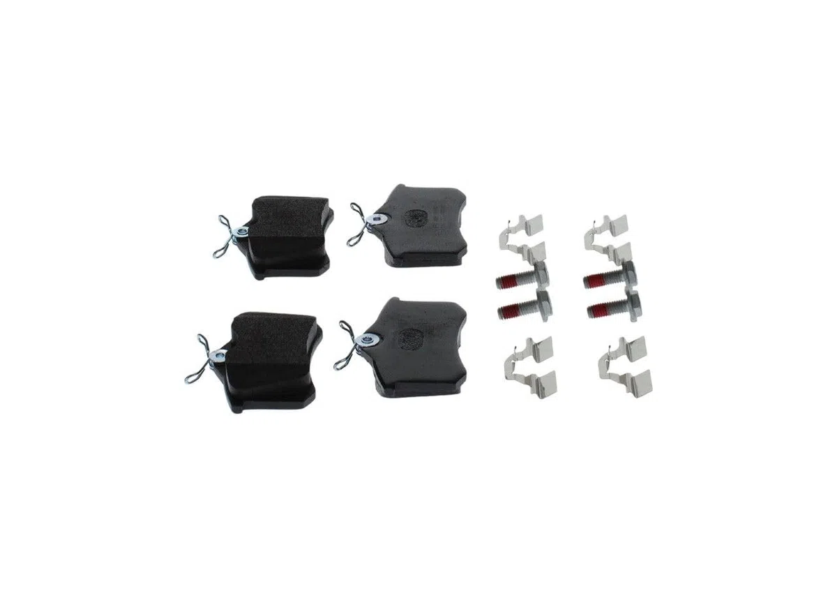 Bosch BP2674 Pastillas de freno - Eje trasero - certificación ECE-R90 - 1 juego de 4 pastillas