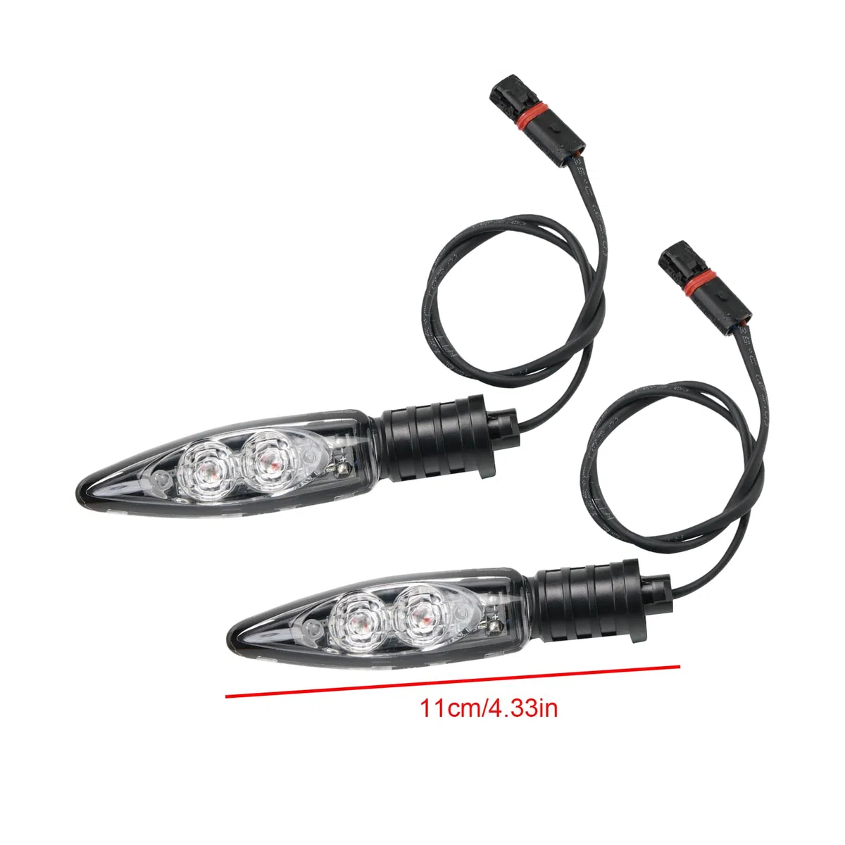2pacs luces indicadoras adecuadas para motocicletas S1000RR HP4 F800GS R1200R R1200GS F650GS 63138522499