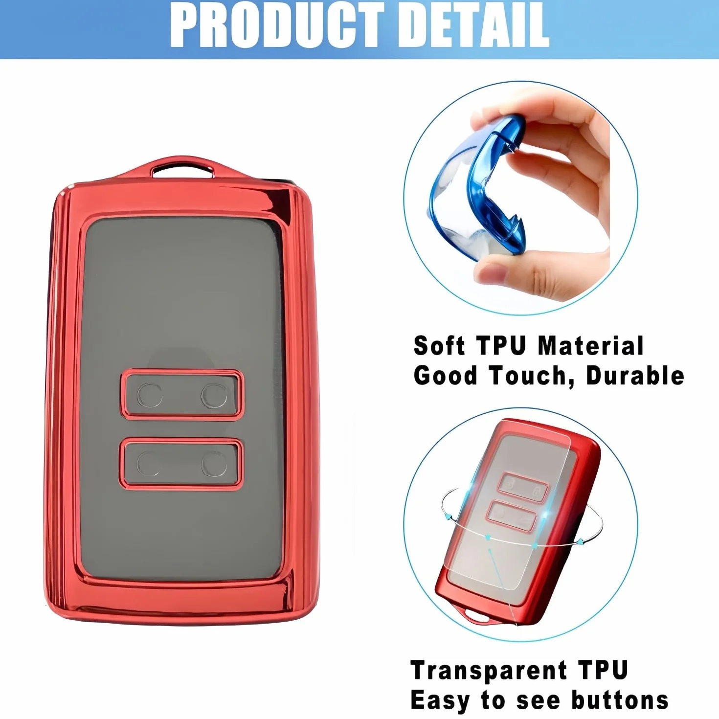 【5 colores】 Compatible con Mitsubishi ASX 2023-2024 2025 Funda para llave de coche con accesorios de llavero