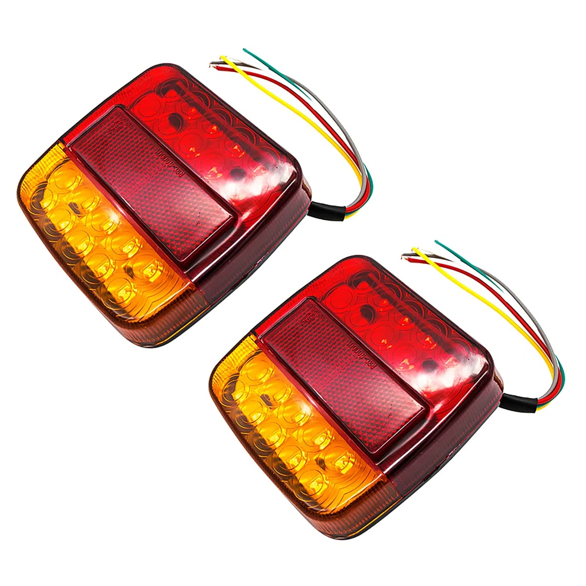 Piloto trasero de la caravana, Lemonbest 12V Piloto LED 26 Luces Piloto, Camión, Remolque, Van (Pack of 2X)