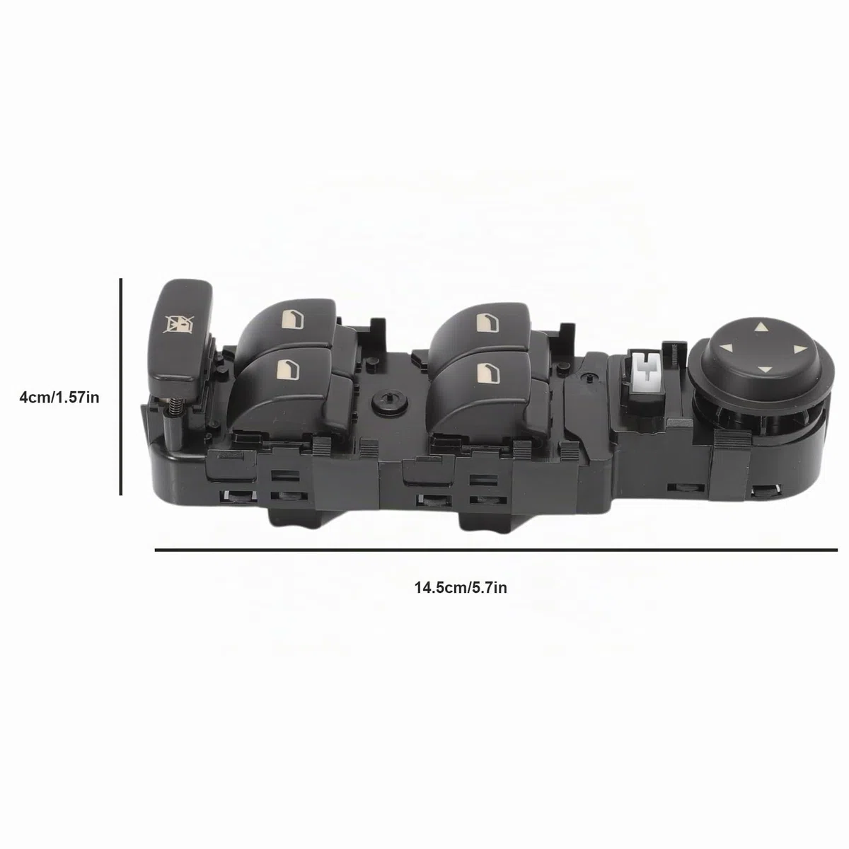 Botonera Interruptor Elevalunas para Citroen C5,Konuooer Interruptor de mando Elevalunas Puerta Delantera Izquierda para Citr0-en C8 807 96332289ZF 6554.HQ
