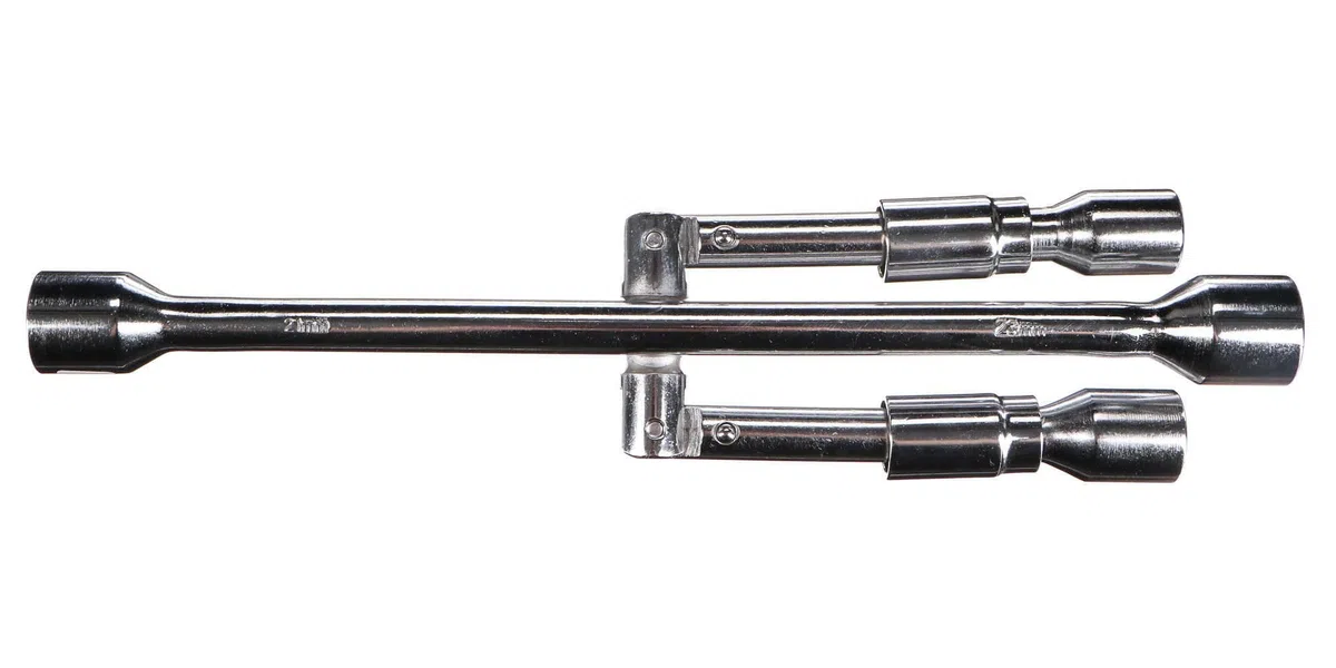 CROSS WRENCH 1 | Llave de cruz plegable para coche | 17-19-21-23 mm | llave cruzada para cambio seguro y rápido de neumáticos | cruz de rueda | llave de rueda para casi todos los coches comunes