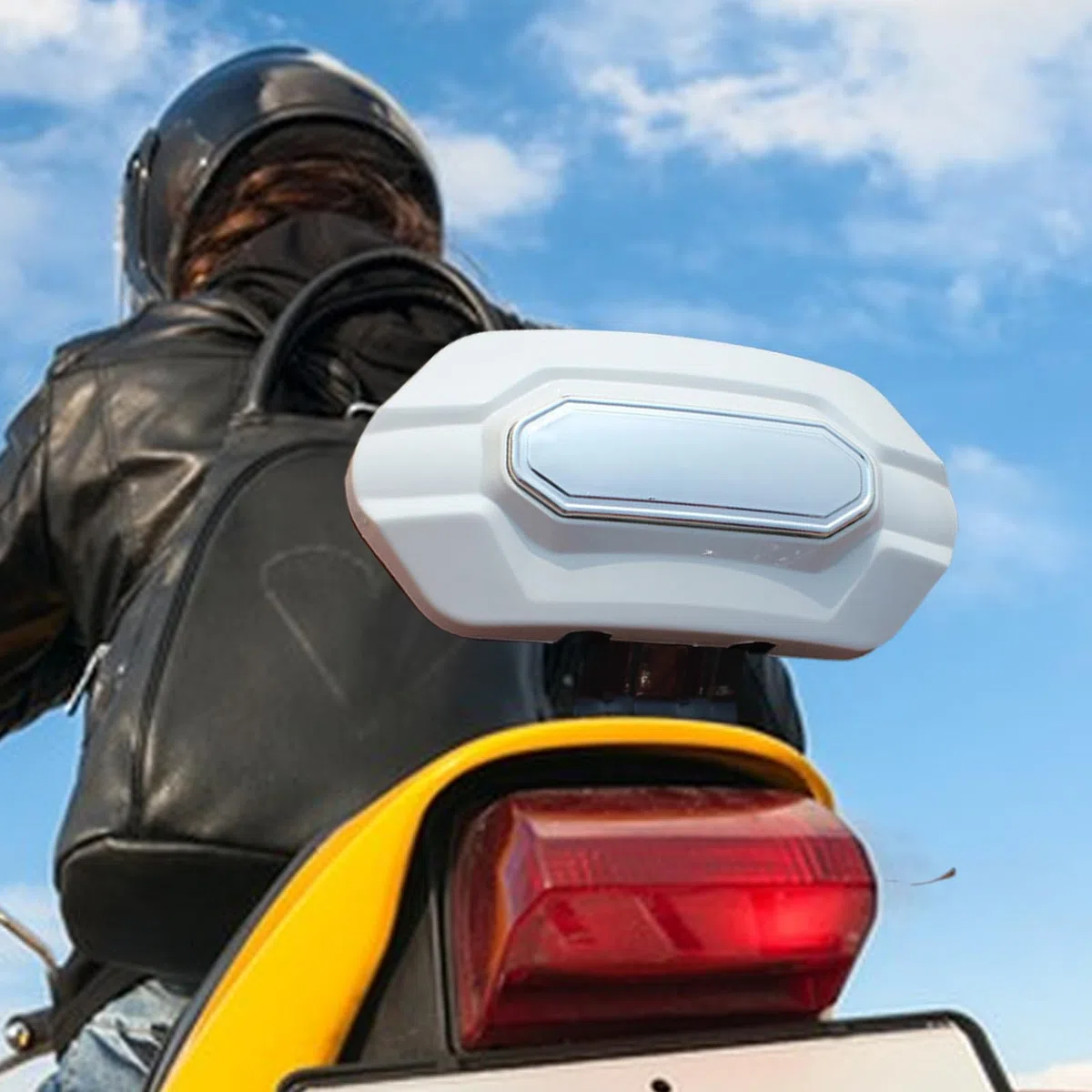 Almohadilla del Respaldo de la Motocicleta, Respaldo Street Glide, Cómodo soporte para el conductor, trasero desmontable para bicicleta eléctrica, accesorios de deslizamiento de