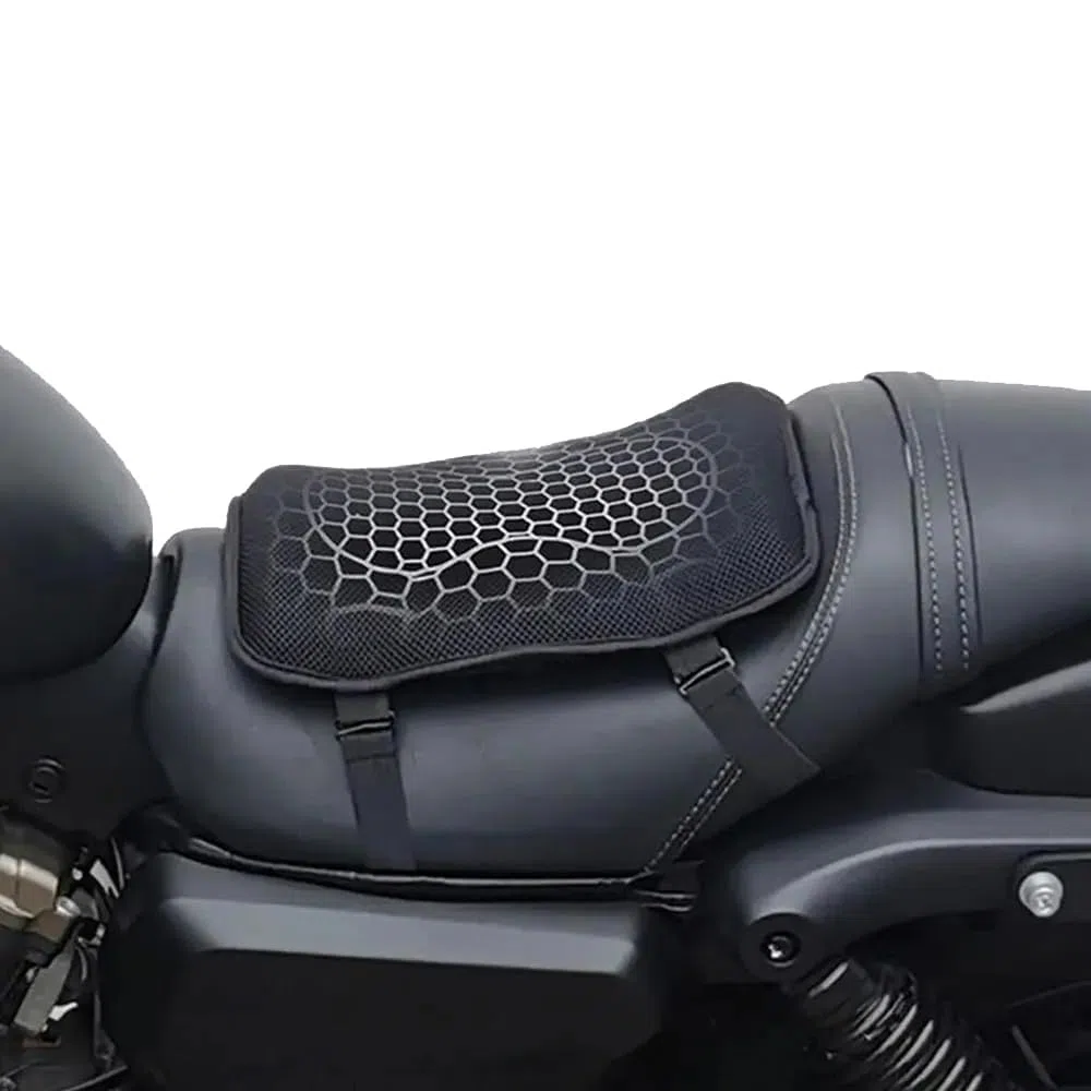 Gel Asiento Moto para BMW F800GS F800 GS F 800 GS, Asiento Gel Panal de Abeja, Cojín de Gel Antideslizante para Asiento Transpirable, Absorbe los Golpes