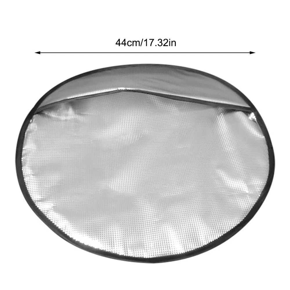 Cubierta de parasol para volante, protector solar anticalor, cubierta de aluminio para vehículos, protector solar para SUV, camión, furgoneta