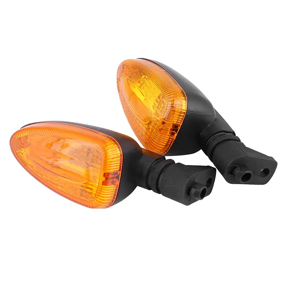 Par de Luces de Señal de Giro para Motocicleta, Lámpara Indicadora de Dirección para F800 (Amarillo)
