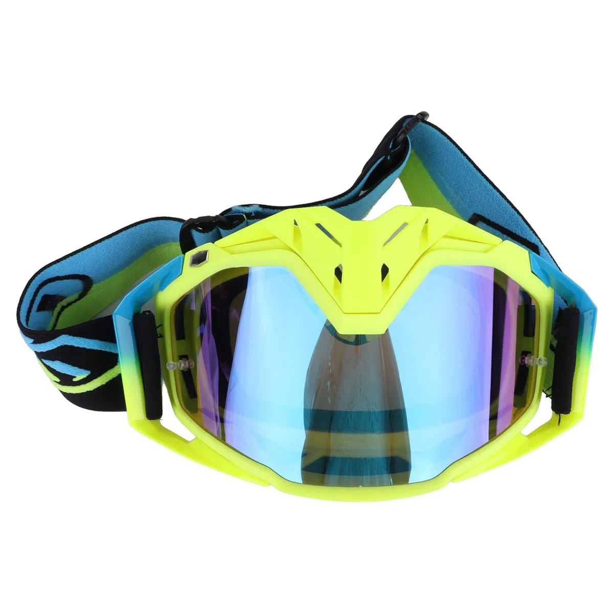 DAUZ Gafas de Motocross, Gafas de Motocicleta de TPU, Visión Clara para Viajes