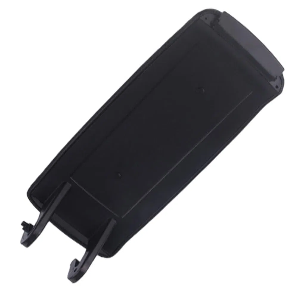 Riloer Cubierta de cuero para la tapa del reposabrazos de la consola central, compatible con Audi A6 C5 2001-2004, C6 2004-2006, A4 2000-2006 S4 2000-2006, 4B0864245AG Negro