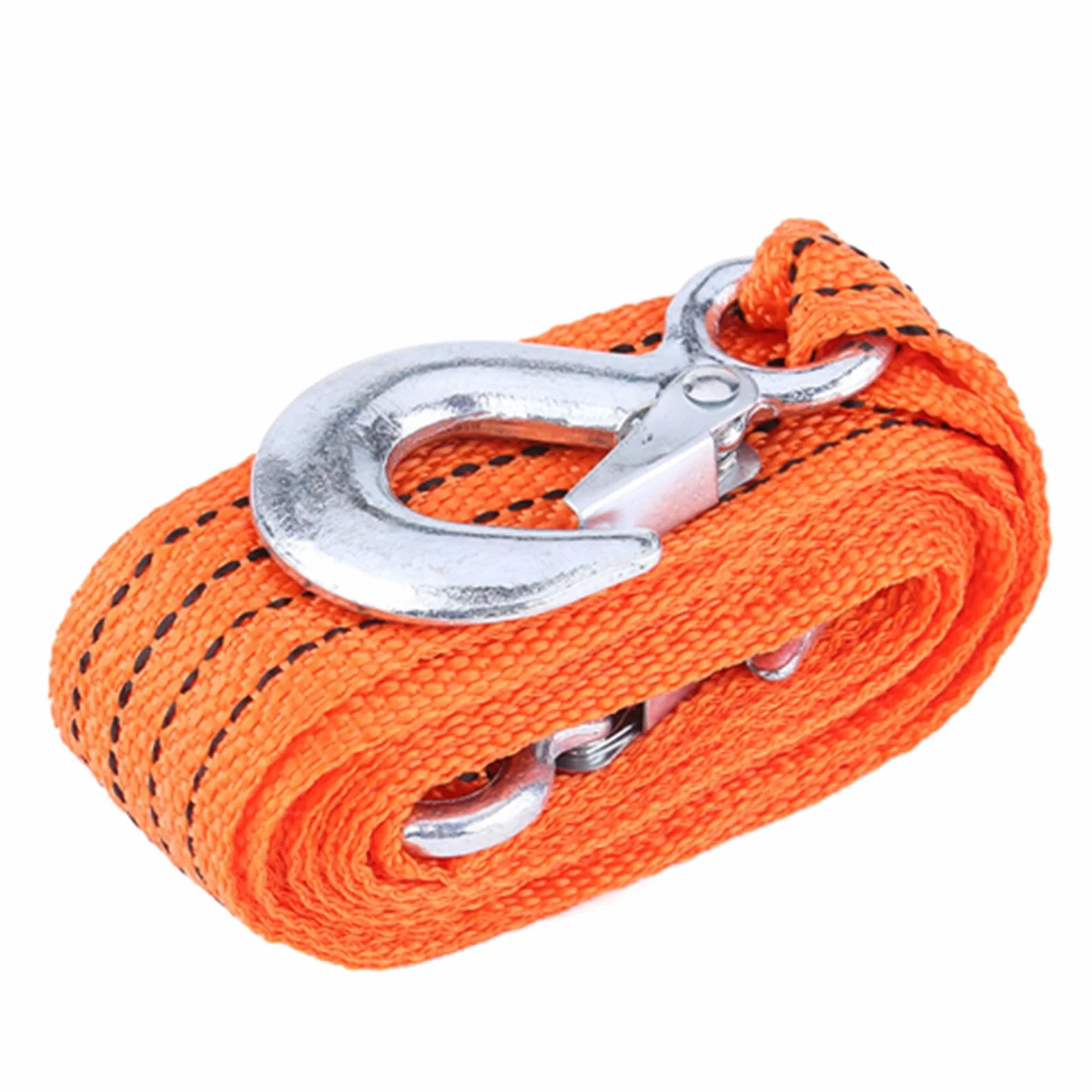 Cuerda de Remolque Automática, Cable de Correa de Remolque de 4 M Correa de Remolque de 3 Toneladas con Accesorio de Emergencia de Cuerda de Tracción de Grillete para Rescate de Automóviles