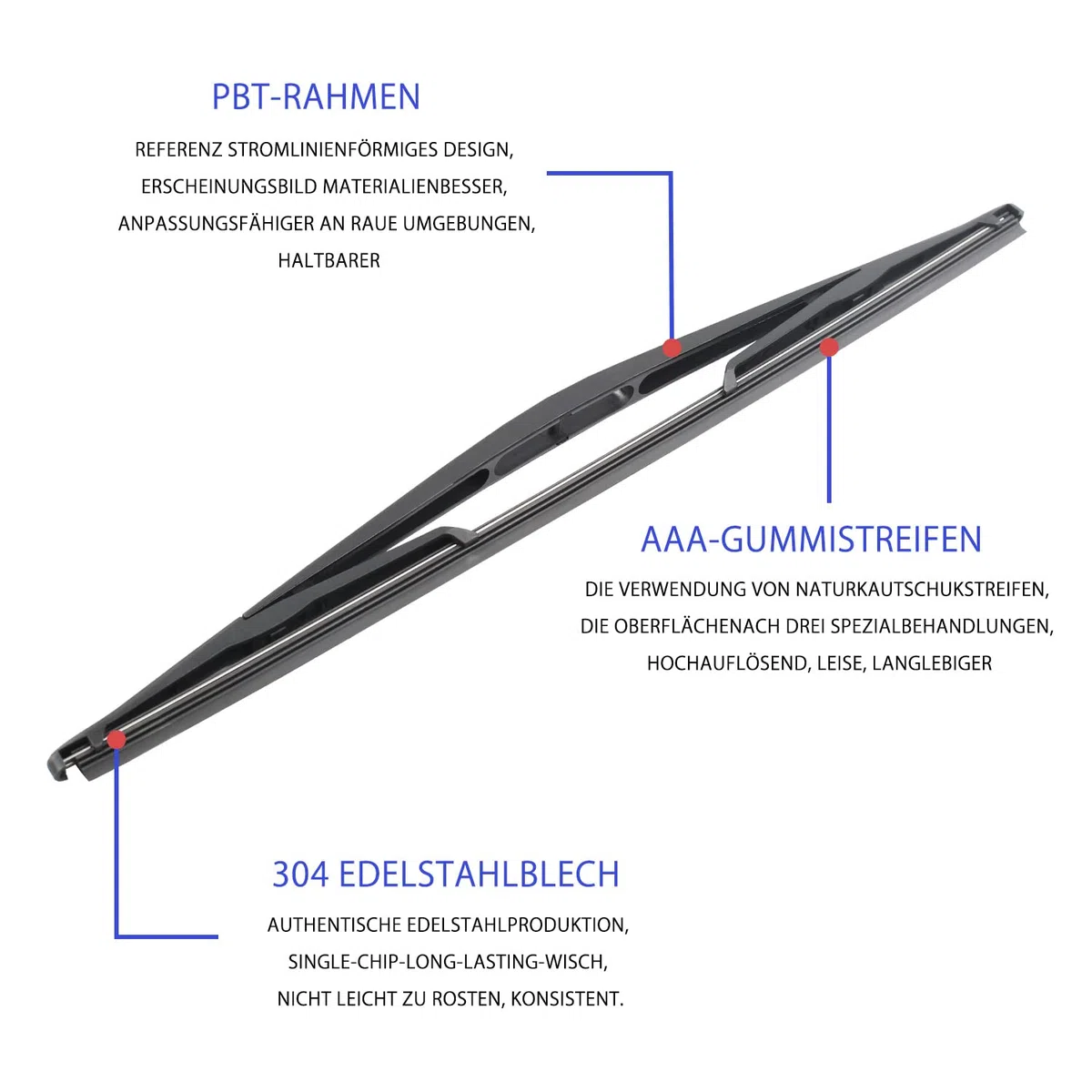 Limpiaparabrisas trasero de 410 mm, brazo limpiaparabrisas trasero de 340 mm, para Corsa C Meriva, juego de limpiaparabrisas para Opel Corsa C (F08, F68) 2000 – 2006