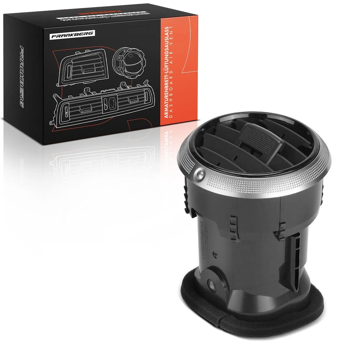 Frankberg Boquilla de Ventilación Boquillas de salida de aire Compatible con A3 A3 Q.u.a.t.t.r.o 2009-2010 Replace# 8P0820901C5PR